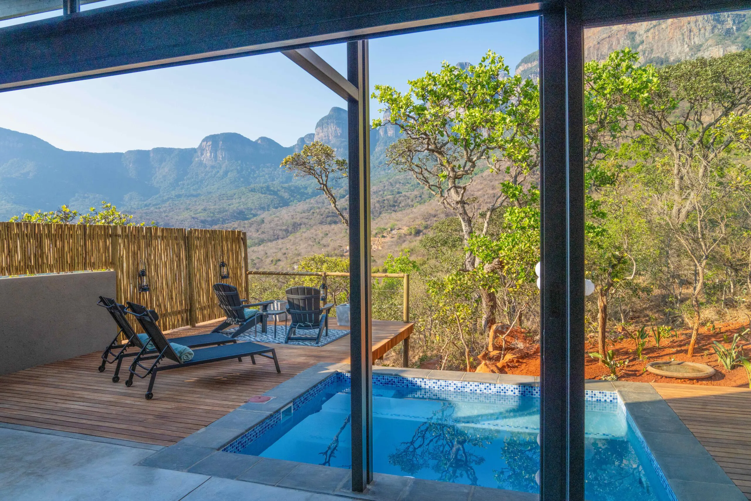 Marepe Mountain View Caracal Villa private deck